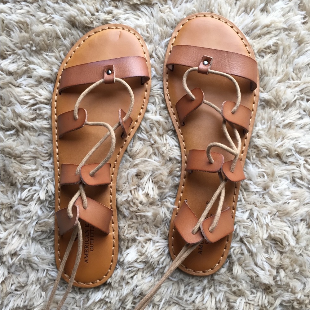Lace Up Sandals - Picture 3 of 8